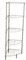 5-Shelf Steel Corner Wire Shelving Unit, 14"W x 14"D x 47"H, White